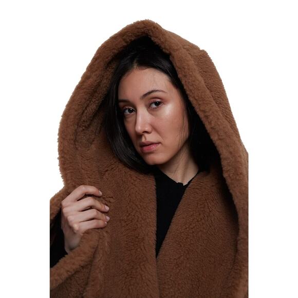 MaxMara **ICONIC** Camel Hooded Teddy Coat !!NWT!! - Picture 11 of 11
